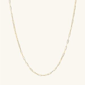 Mejuri Boyfriend Bold Chain Necklace 14K Yellow Gold